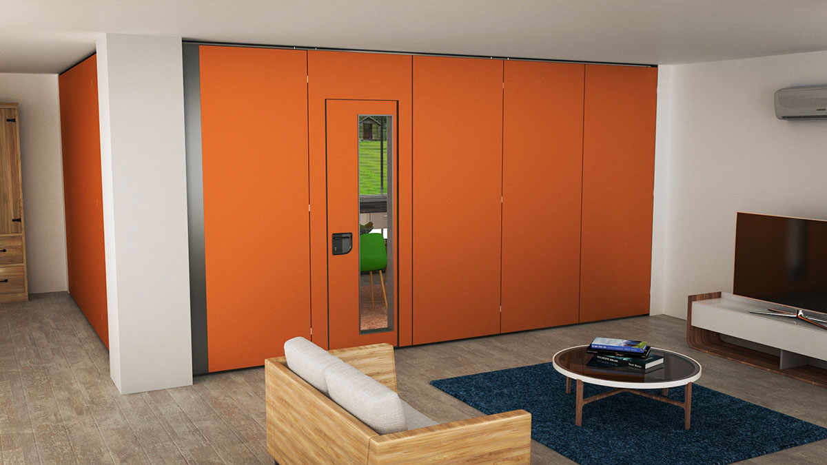 Electric Folding Partition Wall System