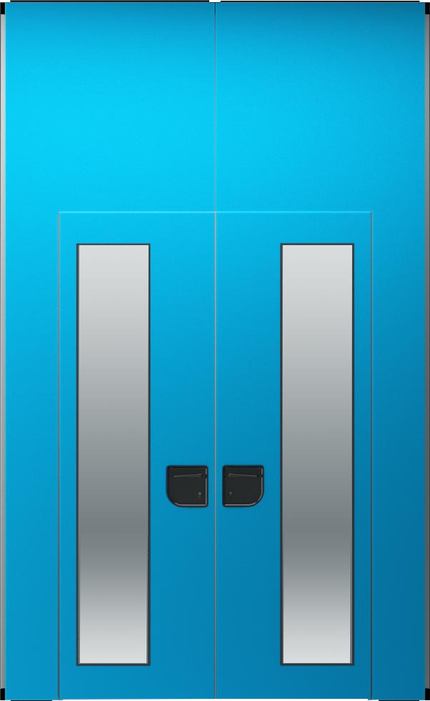 Hareketli Duvar Panel İçi Çift Kanat Dikey Camlı Kapı Hareketli Duvar Panel İçi Çift Kanat Dikey Camlı Kapı