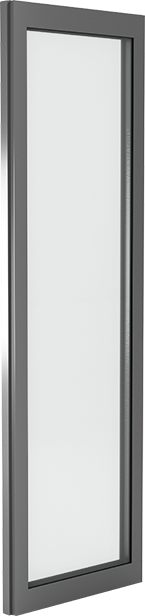 Çift camlı katlanır hareketli bölme kapı